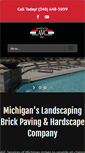 Mobile Screenshot of hardscapemichigan.com